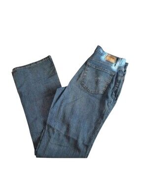 Vintage Levis Signature Cotton At Waist Bootcut Denim Blue Jeans Size 8 Medium
